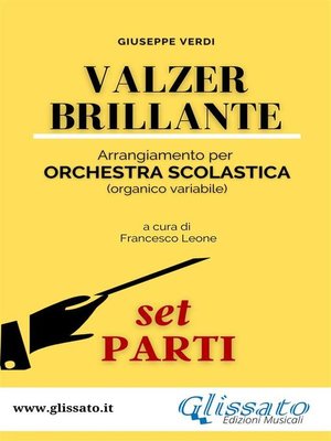cover image of Valzer Brillante--orchestra scolastica smim/liceo (set parti)